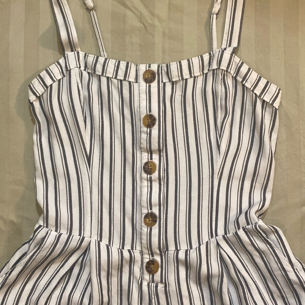Hollister striped romper